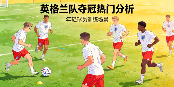 英格兰队夺冠热门分析配图 - 英格兰队年轻球员训练场景